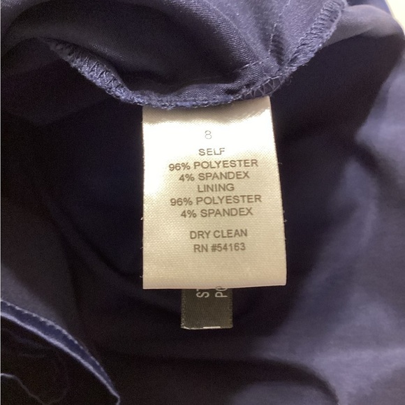 Jessica Simpson Navy  Silky Dress Size 8 - Picture 10 of 10